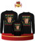 Unibly Kevin Allein Zuhause - Weihnachten Familien Set Ugly Sweater Pullover, Schwarz, S