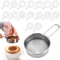 Spargi cacao in polvere, Acciaio Inox Spargi Cacao in Acciaio Inossidabile setaccio farina spargitore per cacao con 16 Stencils Caffè per Cucina DIY Caffè