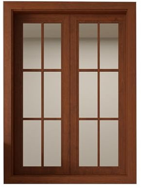 HJLKDYM Rustikales Holzfenster Mit Öffnungstüren, Hängefenster, Vintage-Holzfenster Für Wohnzimmer Badezimmer Küche Und Mehr(Legno,60x80cm)