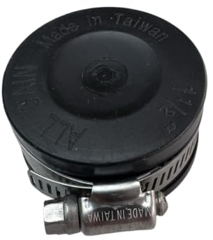 Aqua Universe 1.5 Flexible Pipe End Cap with Clips Durable Leak Proof Hose Cap and Pipe Fitting Cover for Plumbing Systems Aquarium Water Lines Garden Pond Hoses Fish Tanks and DIY Projects