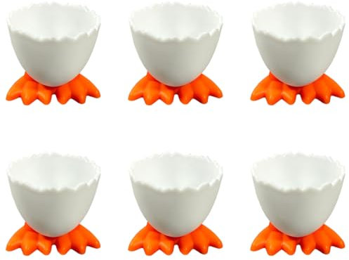 IKOPFLN 6 Stück eierbecher eierbecher lustig lustige eierbecher Eierbecher Ostergeschenke Eierstnder Easter Gift