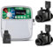Suinga Programmatore di irrigazione a zone | Irrigazione automatica per giardino | Timer di irrigazione elettrica | Uso con elettrovalvole 24 V (programmatore Wifi 4 Zone + 4 elettrovalvole)