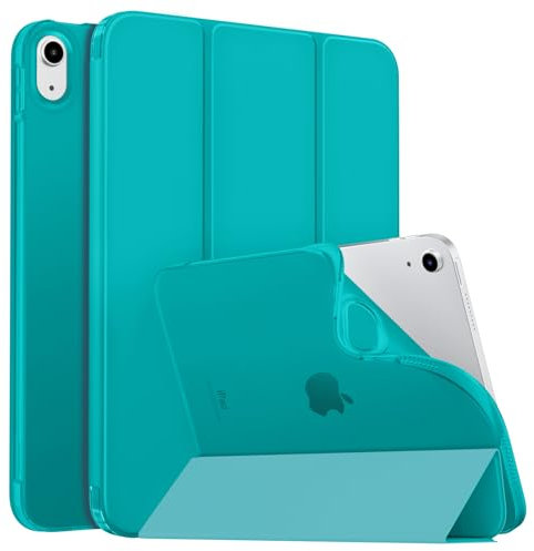 MoKo Custodia Protettiva per iPad (A16) 11a Generazione 11 Pollici 2025/10a Gen 10,9 2022, iPad Cover in TPU e Pelle PU, Chiusura Magnetica, Sostegno, Auto Riattivazione/Standby, Blu Bondi