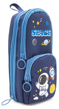 LJCZKA Panda Federmäppchen mit 3 Fächern für Mädchen Jungen Kawaii Federtasche Große Kapazität für Büro Hochschule Schule