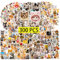 GTOTd Funny Cat Sticker Lustiges Katzen Aufkleber (300 Stück) Cute Animal Geschenke Merch für Laptop Wasserflasche Telefon Zubehör Auto Stoßstange Fenster Helm Dekor Teens
