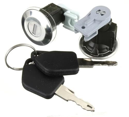 Serrure Porte Voiture Avec Clés Lot 2 Barillets Serrure Porte Avant Avec Clés Pour Peugeot 106 Pour MK2 1997-2004 205 405