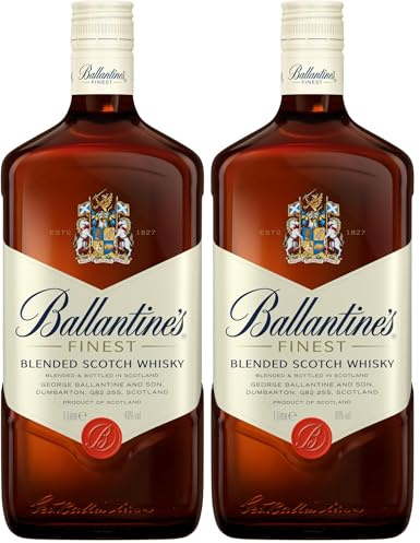 BALLANTINE'S Finest Whisky Ecossais - 40%, 1L (Lot de 2)