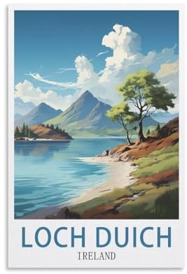 Puzzles für Erwachsene 1000 Loch Duich Ireland Jigsaw Puzzles für herausfordernde Familienaktivitäten DIY-Puzzle für Wohnaccessoires 50x70cm