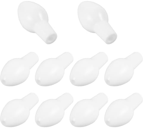 COSMOBETTY 10pcs Detachable Nasal Irrigator Nozzle Tips for Needle Tips Soft Food-Grade Plastic Nose Flushers Reusable Replacement Spray Heads for Adult Nasal Irrigation System with Secure