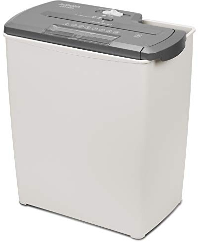 Aurora AS810SD 8-Sheet Strip-Cut Paper, CD and Credit Card Shredder Basket