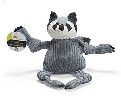 Hugglehounds Hundespielzeug Waschbär aus Plüsch