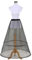 Loywe, Reifrock Petticoat aus Satin, Transparent, 2 Ring, LW4809-S-X-T