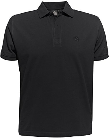 Ahorn Poloshirt Übergröße schwarz, XL Größe:4XL