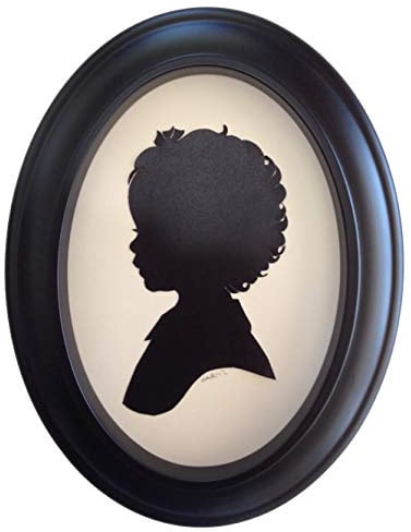 CUT ARTS Black Oval 5x7 Frame