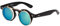 Ultra Schwarz Rahmen Grün Linsen Flip Up Ronde Steampunk Sonnenbrille Retro Frau Mann UV400 UVA Vintage Victorian Kreis Retro Sonnenbrille Steampunk Brille Sonnenbrille zum Hochklappen