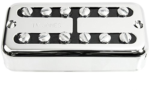 TV Jones TV Classic Neck Position Guitar Pickup, Chrome, Universal Mount