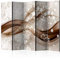 decomonkey Paravent Raumteiler Innen Pusteblume Abstrakt 225x172 cm 5 Teilig Einseitig Room Divider Wall Raumteiler Stehend Trennwand Sichtschutz Spanische Wand Sichtschutzwand Wohnzimmer Holz
