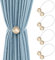 SPDYCESS 2 Paires Magnétique Embrasses à Rideaux Boucle de Rideau Attache de Rideau Aimantée, 13.8 Pouces Décorative Corde de Rideau Retenues Rideau pour Chambre, Salon, Décoration de Bureau