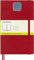 Moleskine - Klassisches Notizbuch, Blanko Seiten, fester Einband und elastischer Verschluss, Größe 13 x 21 cm, Farbe Scharlachrot, 400 Seiten