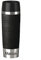 Sterngraf Emsa Isolierbecher MIT Gravur - UNTEN - (z.B. Namen) TRAVEL Mug Grande XXL 500ml Schwarz, 4h heiß/ 8h kalt, 100% dicht, auslaufsicher, Kaffee & Tee Thermo to-go-Becher