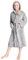 CityComfort Morgenmantel Kinder, Frottee Camouflage Kinderbademantel Junge, Fleece Morgenmantel Mädchen mit Kapuze, Weich Plüsch Army Robe Teenager, Geschenk Junge (Hell Grau, 7-8 Jahre)