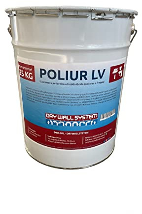 Resina de poliuretano impermeabilizante para terrazas carrables, 25 kg