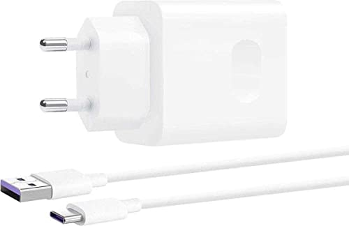 HUAWEI Cargador CP404 con Cable USB C - Carga Rápida 22.5W - Blanco - 55033322