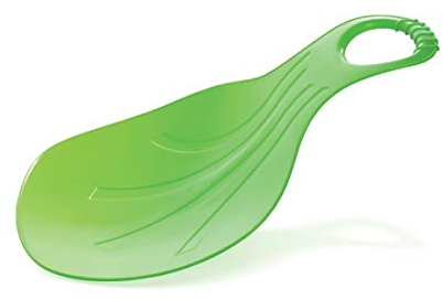 vom Pullach Hof Porutscher Schneeflitzer Poporutscher Birnen-Form Schlitten Schneerutscher Bob Schnee Flitzer Rutscher Outdoor Spaß (Grün)