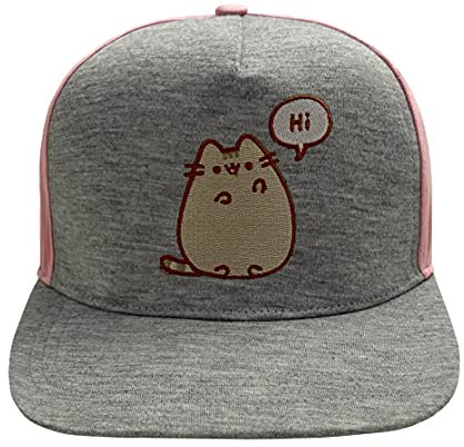 Heroes Inc. Cappellino Snapback per Donna, Pusheen, Logo Frontale Hi, Cappello con Visiera