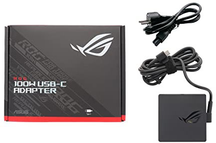 ASUS ROG 100W USB-C Adapter adattatore e invertitore Interno Nero (ASUS ROG 100W USB-C Adapter)