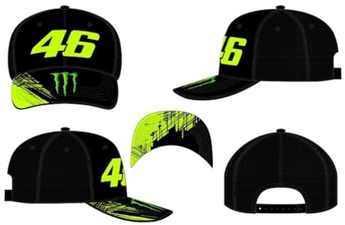 VR46 MONSTE DUAL LINE,Cap,Uomo,Black,