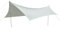 Outsunny Bâche Anti-Pluie Voile d'ombrage Toile de Camping 5,55L x 5,5l m avec Deux Hardcore Polyester Haute densité 190T imperméable Anti- UV Léger et Facile à Transporter Gris