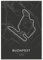 Vacentures Budapest Rennstrecken Poster - Geschenk für Motorsport-Fans (50x70 CM)