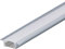 SET: LED Profil, 100cm Profil LED für LED Streifen, aluminium led profil + Abdeckung LT6-2 (Silber Milchig)