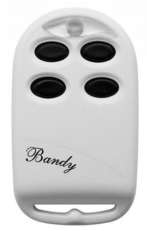 Dieffematic Bandy-One4 Radiocomando - Codice Fisso e Dinamico, 4 Tasti, Frequenza 868/433,92 MHz, Bianco
