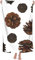 Torribala Pine Cone Isolation On White Strandtuch, Decke, Sanddicht, Schwimmen, Badetuch für Reisen, Camping, Sport, 130 x 80 cm