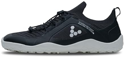 VIVOBAREFOOT Primus Trail Knit FG, Womens Recycled Breathable Mesh Off-Road Shoe with Barefoot Firm Ground Sole