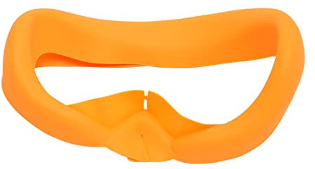 Funda de Silicona para la Cara para Pico 4, Funda de Silicona a Prueba de Sudor, Almohadilla para los Ojos, Funda de Cojín para la Cara para Auriculares Pico 4 VR (Naranja)