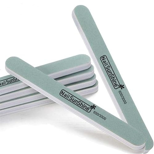 5/10 Pcs Pro Lima per Unghie Buffer 600/3000 Grana Nail Art Levigatura Lucidatura Manicure Pedicure Strumenti Set Polish Buffer Sponge Board-5pcs