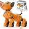 VATOS Robot Chien Enfants Jouet Télécommandé - Voix et Télécommande 2,4 GHz Animal de Compagnie Robot Chien avec 20+ Fonctions, Danse Programmable Musique RC Robot Chien pour Enfants 3-12 Ans