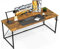 Devoko Escritorio pequeño para Ordenador, 120 x 50 x 73 cm Escritorio, Mesa de Oficina en casa, Escritorio para Ordenador portátil, Mesa de Diseño Industrial Marrón