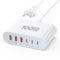 USB C Ladegerät 100W GaN 6 Port USB C Adapter Schnellladegerät Netzteil Stecker Ladestation, 3 PD USB C 3 QC USB A Ladestation Mehrere Geräte für iPad iPhone 16 15 14 13 12 Pro Max Pixel Note Galaxy…