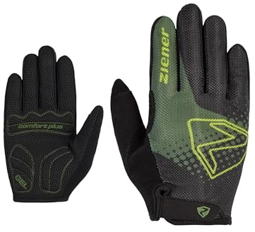 Ziener Kinder Colo Long Fahrrad/Mountainbike/Radsport-Handschuhe | Langfinger - atmungsaktiv,dämpfend, Crocodile, M