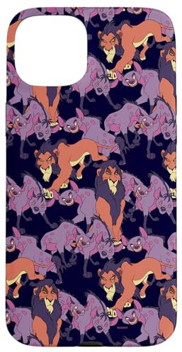 iPhone 15 Plus Disney The Lion King 30th Anniversary Scar & Hyenas Pattern Case