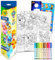 Paw Patrol Riesiges Malposter-Set – Bündel mit Paw Patrol Color Your Own Postern plus waschbaren Markern, Aufklebern, mehr | Paw Patrol Malaktivitätsset für Kinder