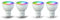 innr GU10 Zigbee Smart Lampe, funktioniert mit Alexa und Hue* (Bridge erforderlich), White & Color, 16 Millionen Farben, LED Spots Dimmbar, Smart Home Lampe, 4-Pack