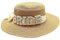 Maxtonser Chapeau de paille pour femme - Chapeau de soleil respirant pour fête de mariage - Chapeau avec lettres et perles - Bonnet pour enterrement de vie de jeune fille