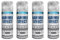 DIOXSTAR Hammer Effect Silver Spray Paint, Unique and Stylish Hammered Finish, Easy Application, Long-Lasting Protection, For Interior & Exterior Surfaces, 400ml (4 PCS)