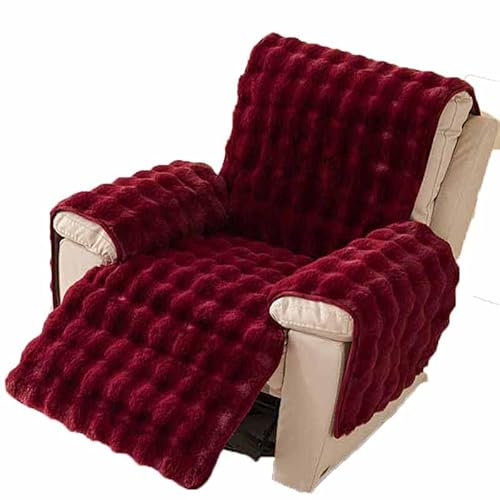 HLTQL sesselbezug sesselschoner für relaxsessel Sessel überzug armlehnenschoner sesselüberwurf fernsehsessel bezug Sessel schoner Verdickter Anti-Rutsch-Plüsch sesselüberzug(*35)