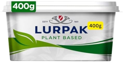 Vegan Plant Based Spreadable or Butter 400g Lurpaks (1x400g)